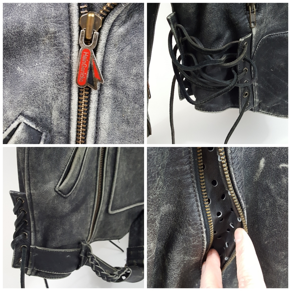 Hein Gericke First Gear Motorcycle Leather Jacket - Picture 8 of 8